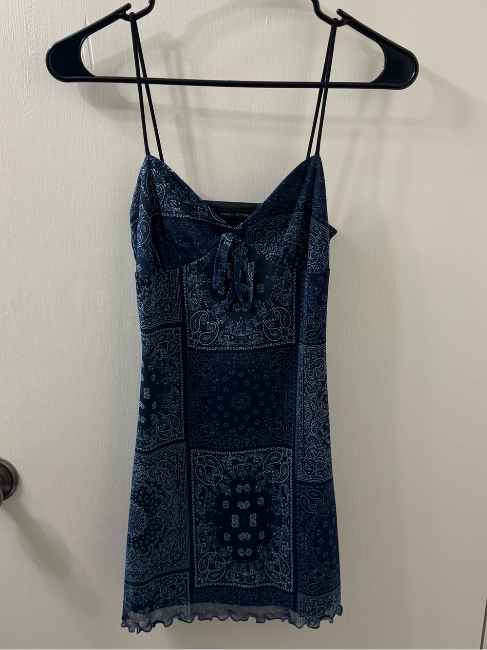 Urban Outfitters Elodie Printed Mesh Mini Dress